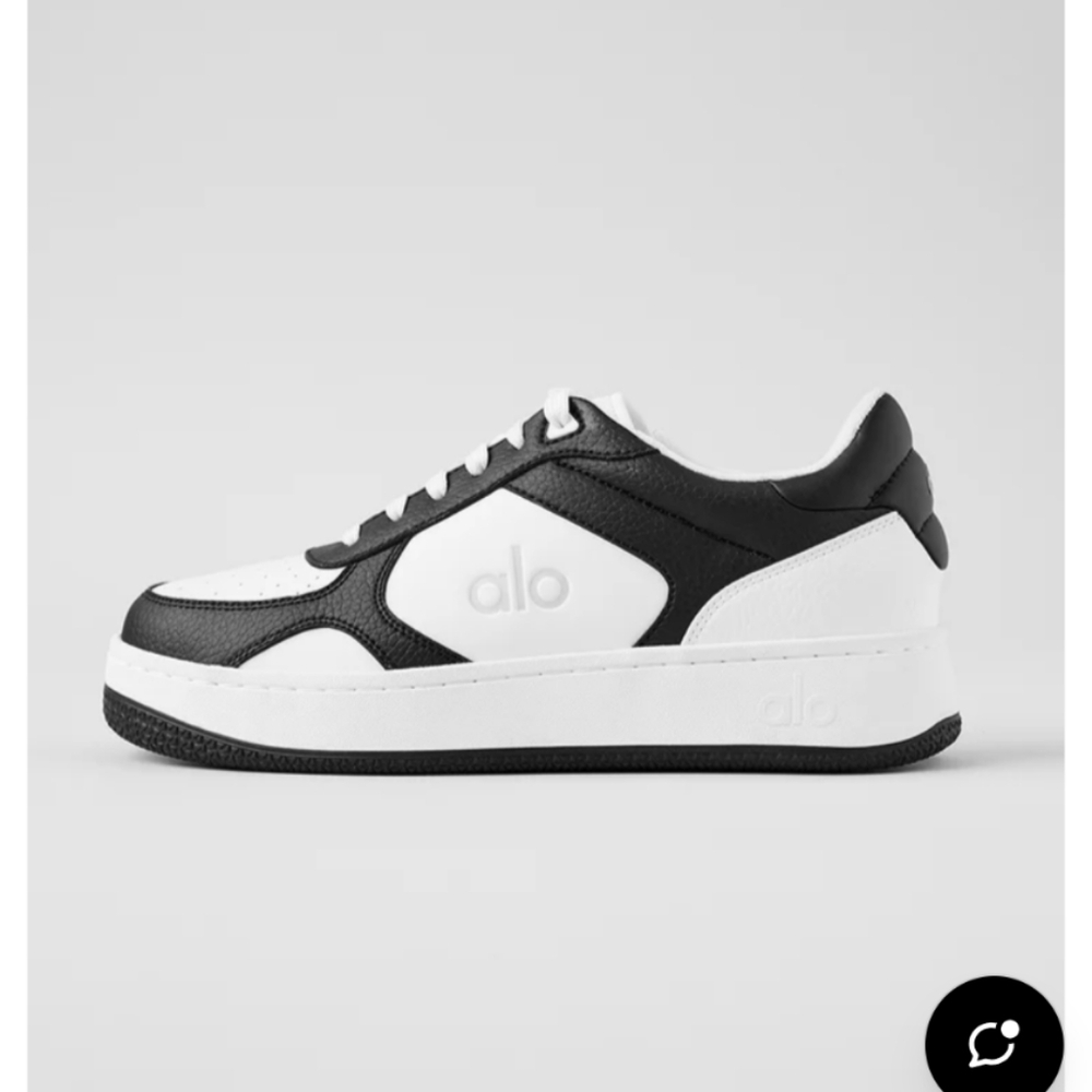 ALO Recovery Black and White Sneakers